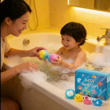 12-Piece Ocean Surprise Toy Bath Bomb Set